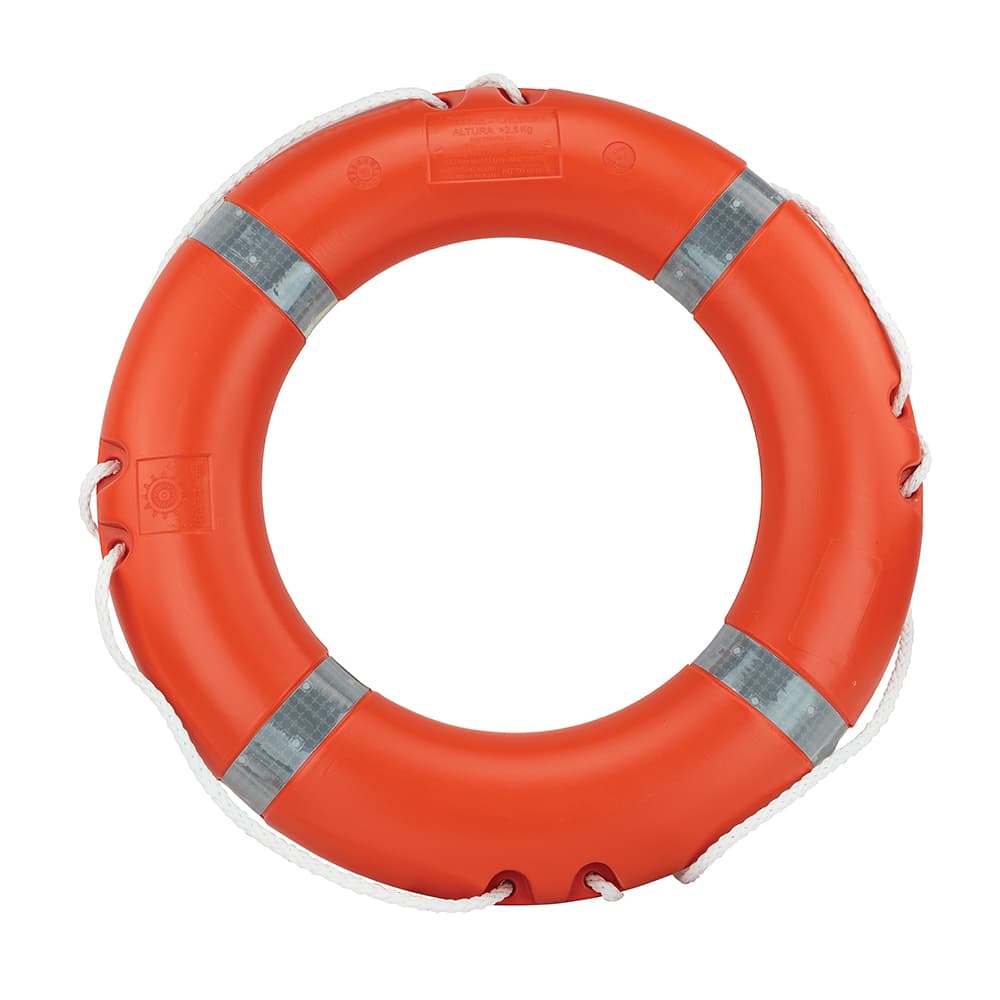 Life Ring SOLAS / MED Weight: >2,5 kg - Dimension: Ø Ext 72